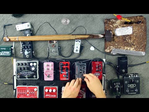 Making Beautiful Music with a Shovel and a Bunch of Guitar Pedals