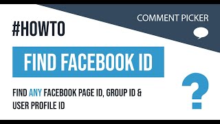 How to Find Your Facebook ID | Get any Page ID, User Profile ID or Group ID (2024)