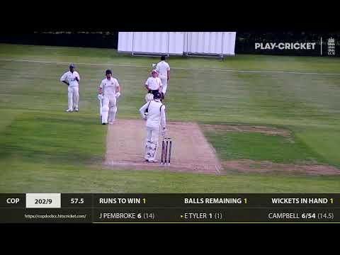 Copdock & OI CC 1st XI vs Cambridge CC 1st XI