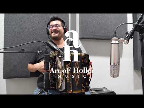 Accordion tracking snip complete at Art oF Holler Music