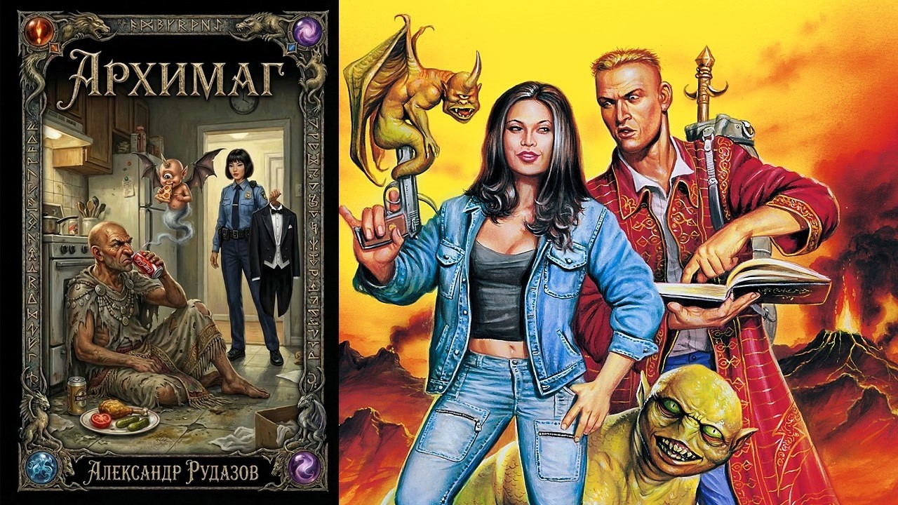 Старое, доброе юмористическое фэнтези... "Архимаг" Рудазов / лит.подкаст