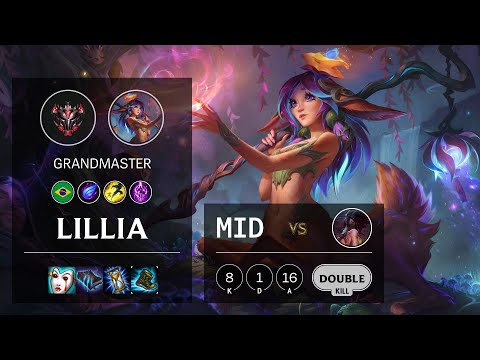 Lillia Mid vs Akali - BR Grandmaster Patch 10.20