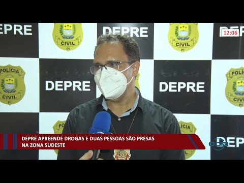 DEPRE apreende drogas e duas pessoas são presas na zona sudeste 05 05 2021