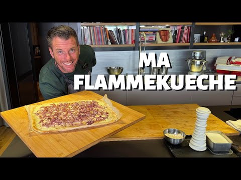 Traditional Flammekueche (Flammekueche)