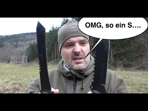 Reini zerstört TOPS Riesenmesser | Survival Messer