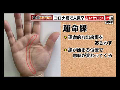 経営学科 テレビに出演(後半部分) 2021年08月24日放送 テレビ愛知 5時スタ　手相占い