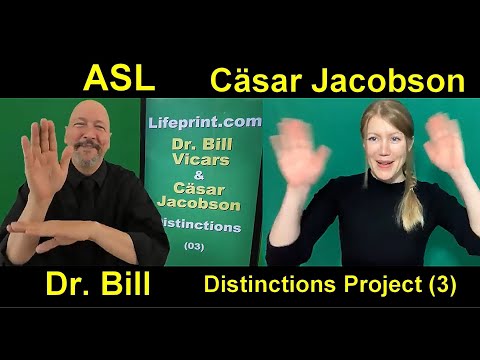 American Sign Language ASL Advanced Vocabulary 1 A