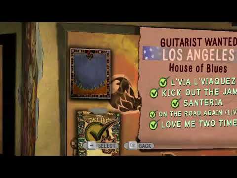 All Career Guitar Setlist from Guitar Hero World Tour