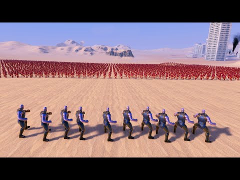10 THANOS vs 6K IRON MAN UEBS - Ultimate Epic Battle Simulator