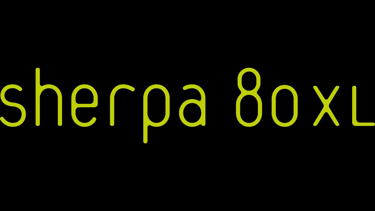 Sherpa 80 XL TOUR BY Francesco Frediani