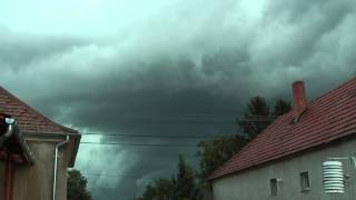 preview picture of video '2014.08.27. Hidegfront, felhőszakadás - Cold Front , Cloudburst - Heavy Rain'