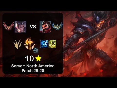 Xin Zhao Jungle vs Graves - NA GrandMaster - Patch 25.20