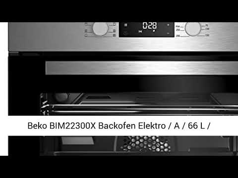 Beko BIM22300X Backofen Elektro / A / 66 L / Heißluft mit Ringheizkörper / 3D Kochen