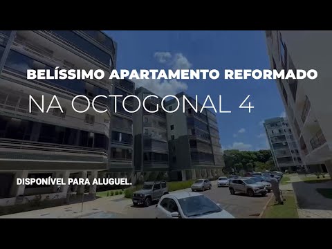 More com qualidade de vida na Octogonal! 3 quartos para aluguel!