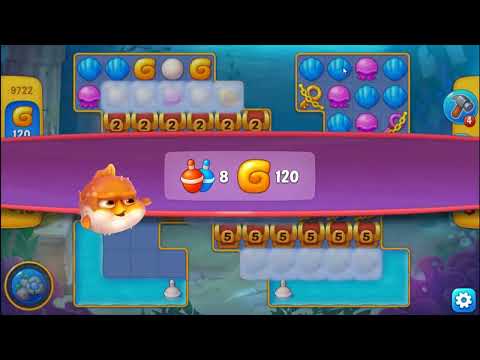 FISHDOM:  💥💥 Level 9721, 9722 Hard level, 9723, 9724 💥💥 All No boosters 💥💥