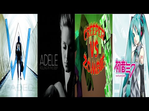 Faded x creeper vs zombie x rolling in the deep x levan polkka (mashup) alan walker x adele & más 