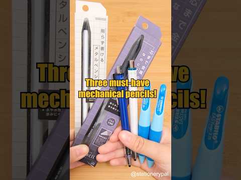 Three must-have mechanical pencils! #shorts