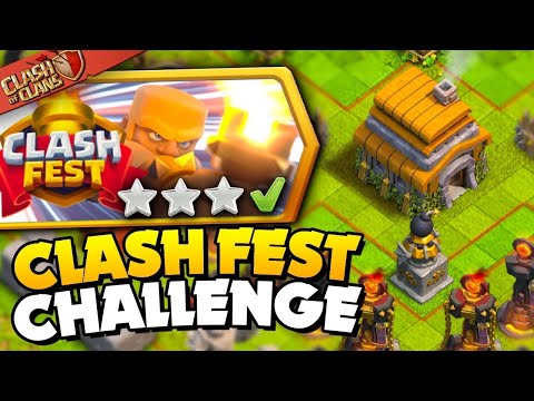 Easily 3 star The Clan Fest Challenge (clash of clans)