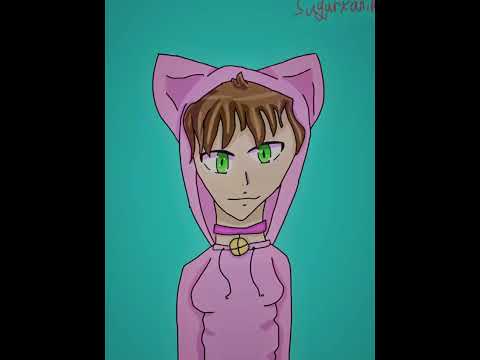 A drawing #catgirl #drawing #halfhour #cute