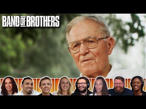 Reactors Reactions to MAJOR WINTERS "I SERVED IN A COMPANY OF HEROES"  | Band of Brothers 1x10