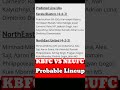Kerala Blasters FC VS Northeast United FC Probable Line-up | Starting Lineup | Shubham360