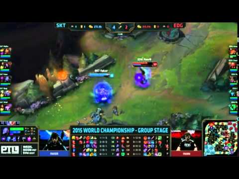 STK Faker vs EDG PawN solo - 2015 World Championship - Group Stage - Week 2 Day 2