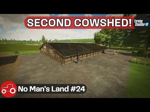 Building A Second Cow Shed, Spreading Lime & Slurry, Forestry - No Man's Land #24 FS22 Timelapse