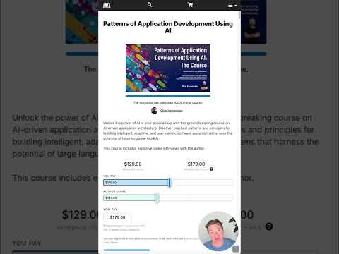 New Course Release! Patterns of Application Development Using AI:  by Obie Fernandez #courses #ai