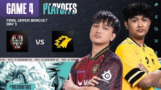 Download lagu ALTER EGO vs ONIC | Playoffs Day 3 | Game 4 | #MPLIDS16 mp3 Download lagu ALTER EGO vs ONIC | Playoffs Day 3 | Game 4 | #MPLIDS16 mp3