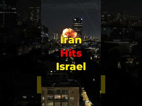 Iranian Missile Strike Hits Tel Aviv Area | 1 Dead, Several Injured | Impact Caught on Video