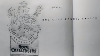 RCB Logo Pencil Sketch | Royal Challengers Bangalore | IPL | 2021