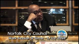 preview picture of video 'Work 01/13/15 Session pt. 2 - Norfolk City Council'