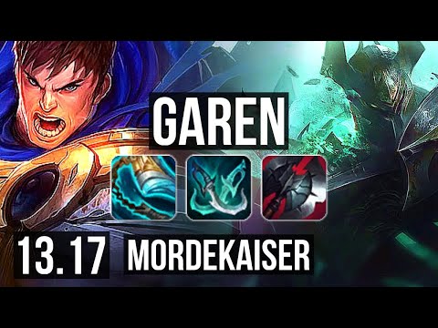 GAREN vs MORDEKAISER (TOP) | 11/2/15, 66% winrate, Rank 8 Garen, Legendary | TR Grandmaster | 13.17