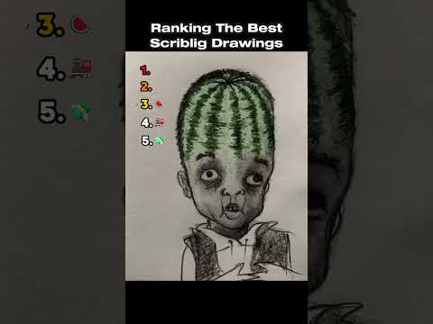 Ranking The Best Scriblig Drawings (Part 4) #ranking #funny #drawing