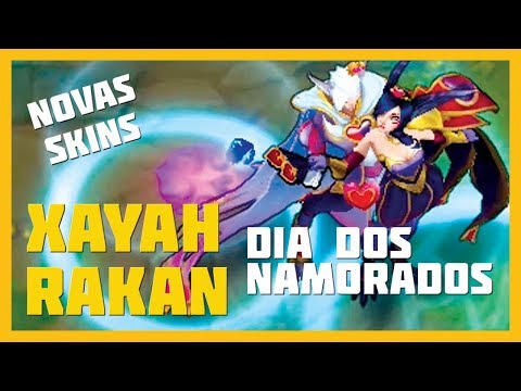 Nova Skin - Xayah e Rakan Dia dos Namorados | De Olho no PBE