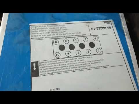 Момент затяжки гбц 4g13 mitsubishi