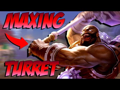 MAXING THE TURRET COMPLETELY! I DON'T EVEN HAVE TO PLAY LOL - Masters Ranked Duel - SMITE