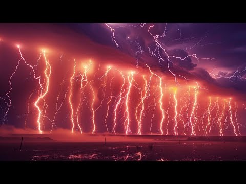 Heavy Thunderstorm Sounds | Relaxing Rain, Loud Thunder & Lightning Ambience for Sleeping, Relax