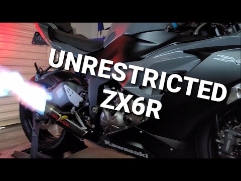 Kawasaki ZX-6R 636 makes Monster Gains after ECU Flash and Dyno Tune - Moore Mafia