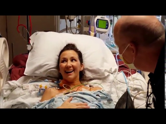 Первый вздох пациентки после пересадки легких