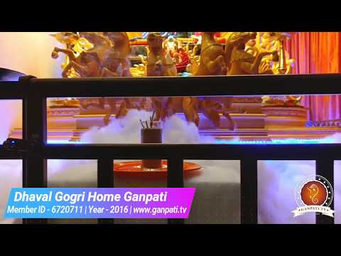 Dhaval Gogri Home Ganpati Decoration Video