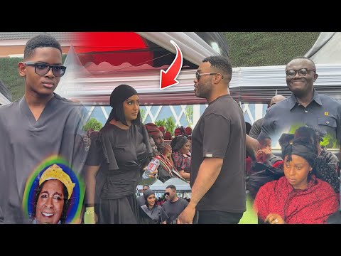 Juliet Ibrahim and her son Visited Her Ex Husband Kwadwo Safo Jnr and Adwoa Safo to Mourn with them 