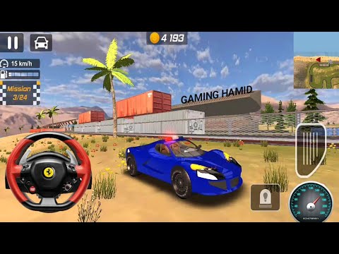 Blue Police Car Driving Simulator #311 Offroad Car Game 2020 - Android Gameplay