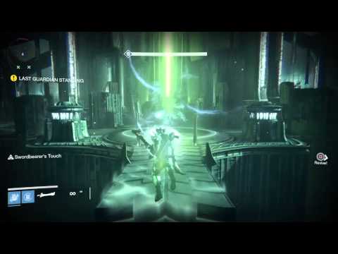 Destiny double Gatekeeper sword kill. Crotas End