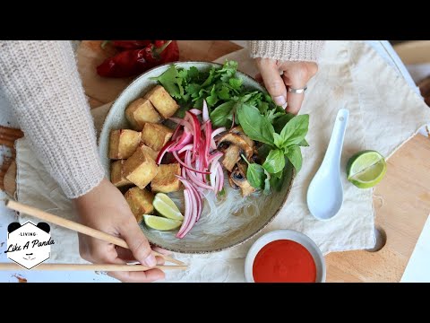 PHO VEGANO (CALDO para INVIERNO) | Living Like A Panda