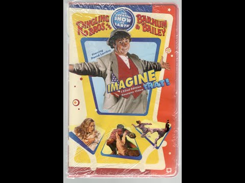 Ringling Bros & Barnum & Bailey Circus 132nd The Greatest Show on Earth- Imagine That! Souvenir VHS