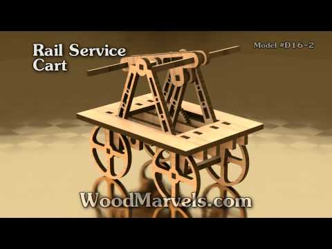 Rail Service Cart: 3D Assembly Animation (720HD)
