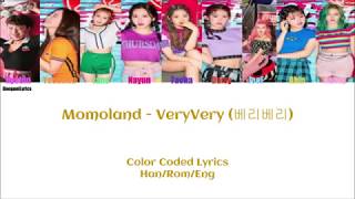 Momoland VeryVery Color Coded Lyrics [Han/Rom/Eng]