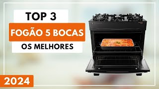Top 3 Melhores Fogão 5 Bocas Custo Benefício Para 2024