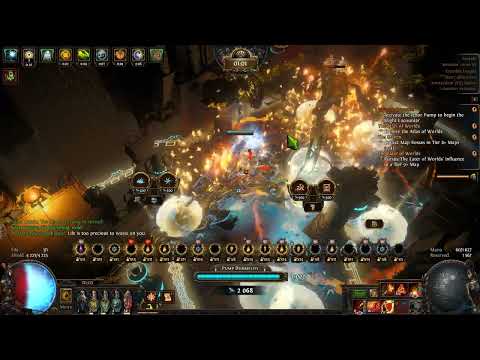 [POE 3.21] Juiced Blight-Ravaged w/ Oriath's End flask